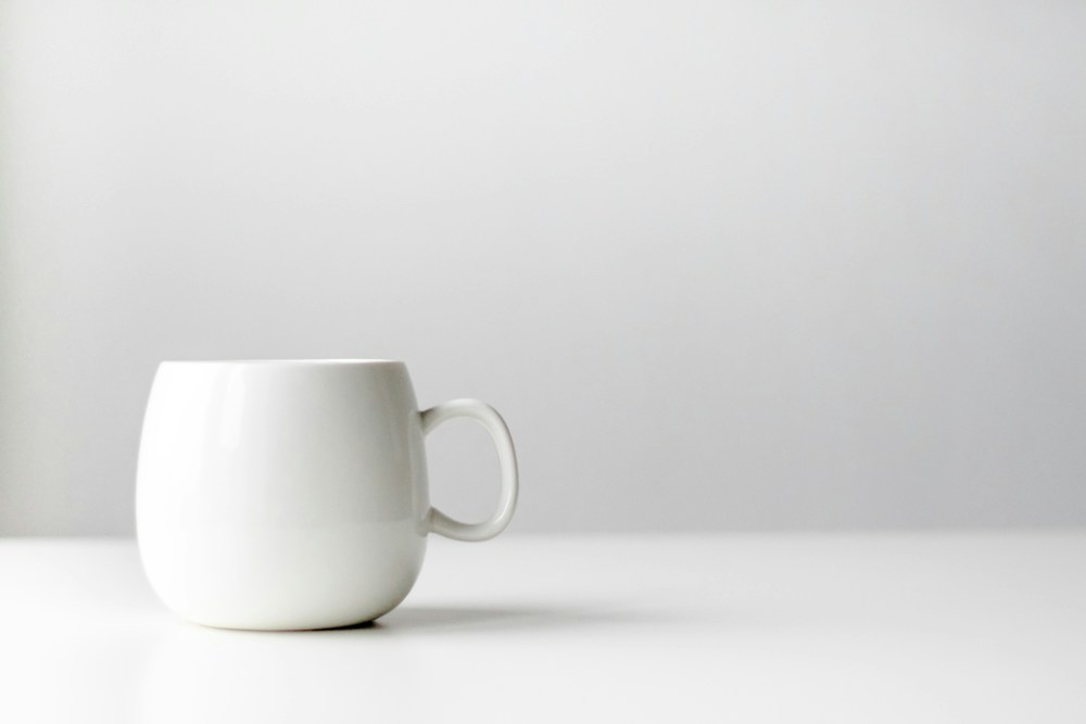 Ceramic mugs; illustrative product photograph